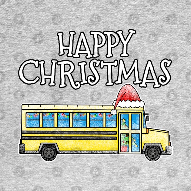 Christmas School Bus Driver Xmas 2022 by doodlerob